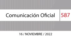 Comunicación Oficial No.587