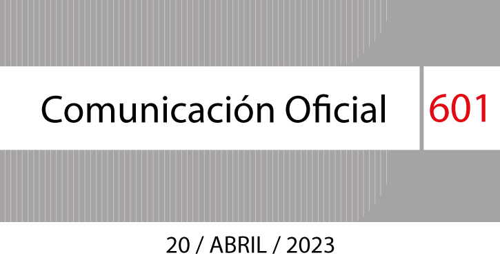 Comunicación Oficial No.601