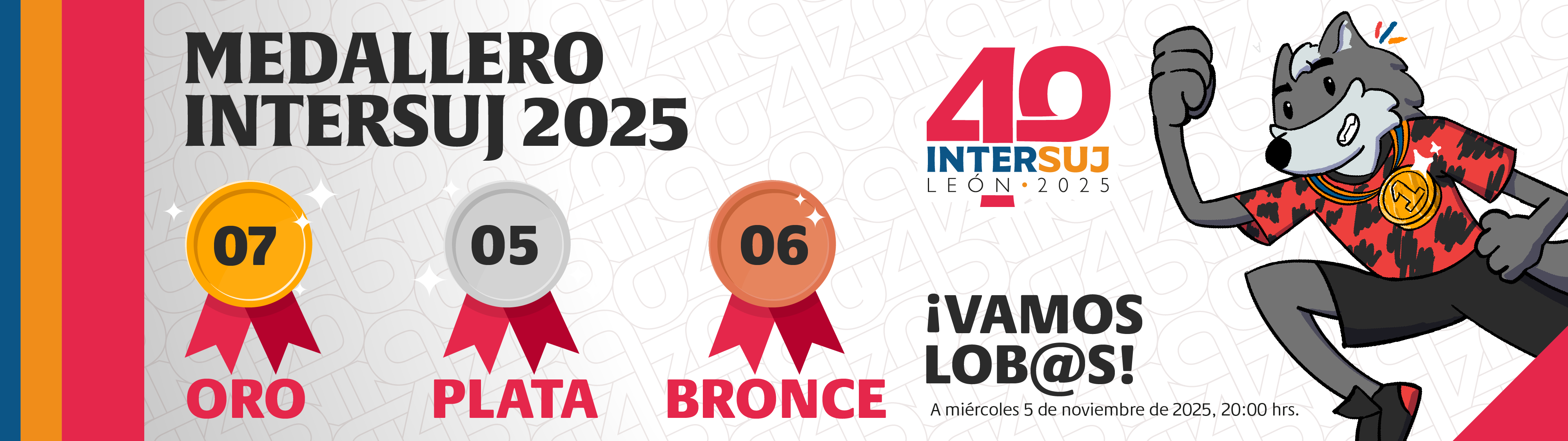Medallero INTERSUJ 2025