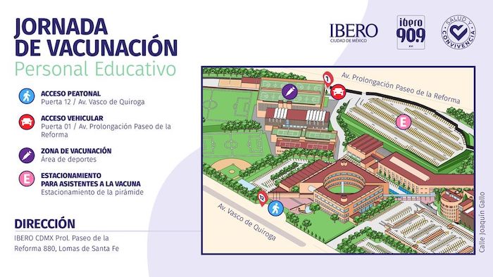 La IBERO CDMX será sede de vacunación para personal educativo | IBERO