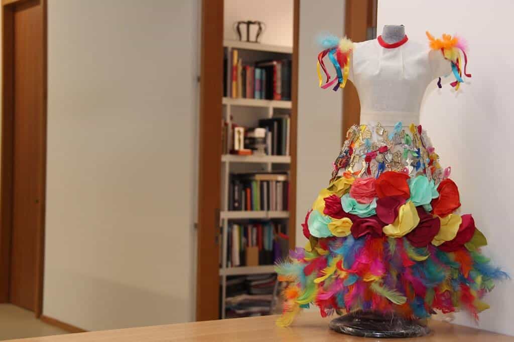 Vista del área de recepción.