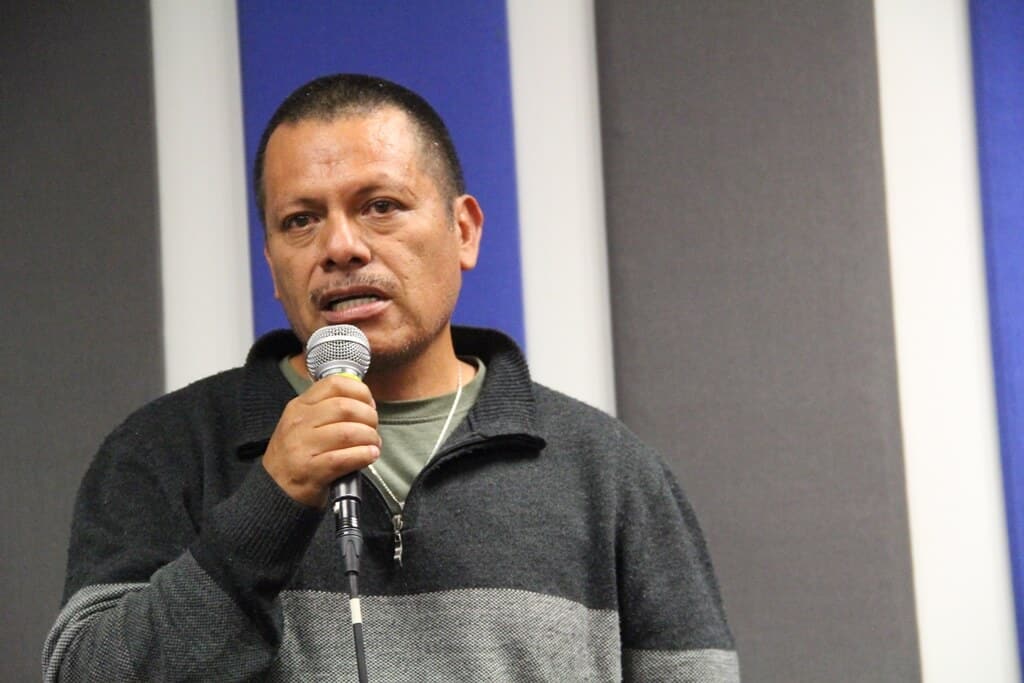 Don Clemente Rodríguez, integrante del Comité de Padres y Madres de Ayotzinapa.