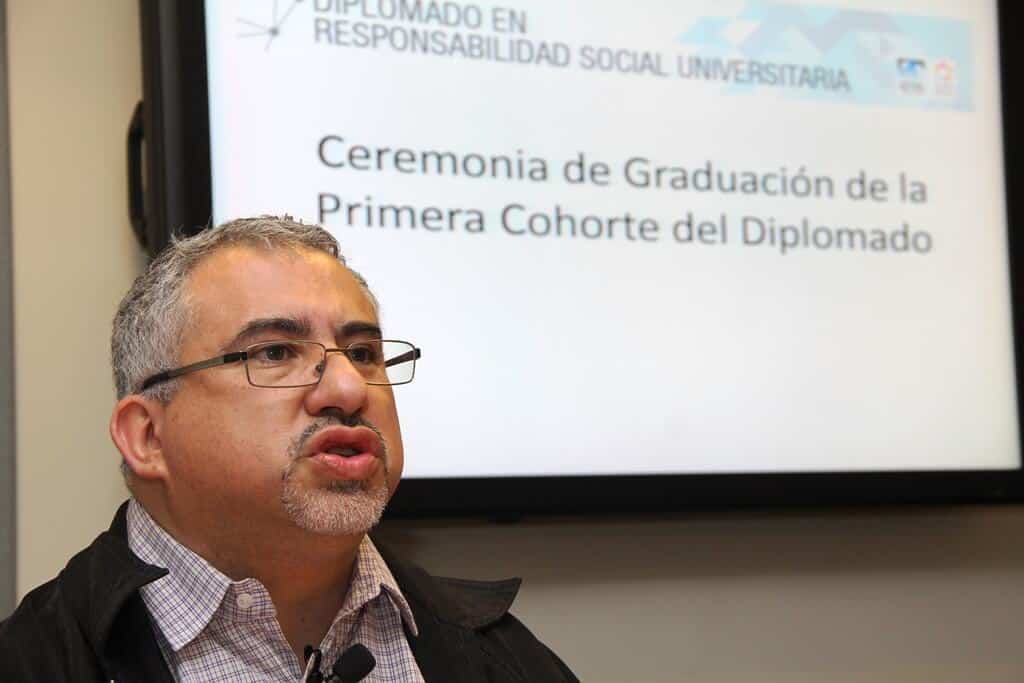 Mtro. Juan Carlos Ramírez Robledo, coordinador del 'Diplomado en responsabilidad social universitaria'.