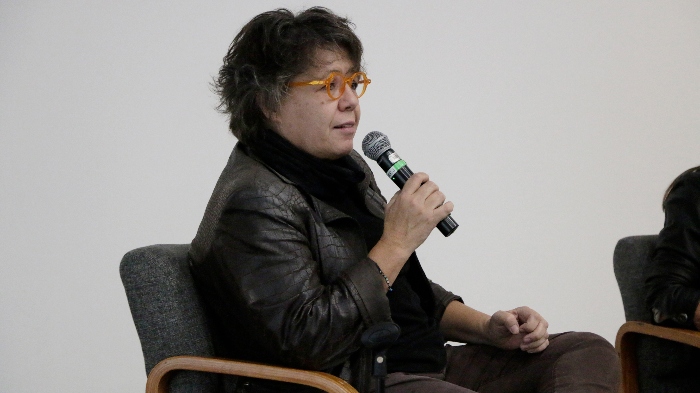 La periodista Gabriela Warkentin, egresada y académica de la IBERO Ciudad de México. (Foto: Alberto Hernández)