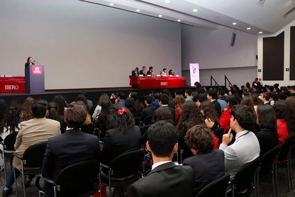 Los temas tratados fueron migración, conmemoración de los 50 años del Movimiento Estudiantil de 1968, y los 75 Años de la IBERO (Alberto Hernández/IBERO).
