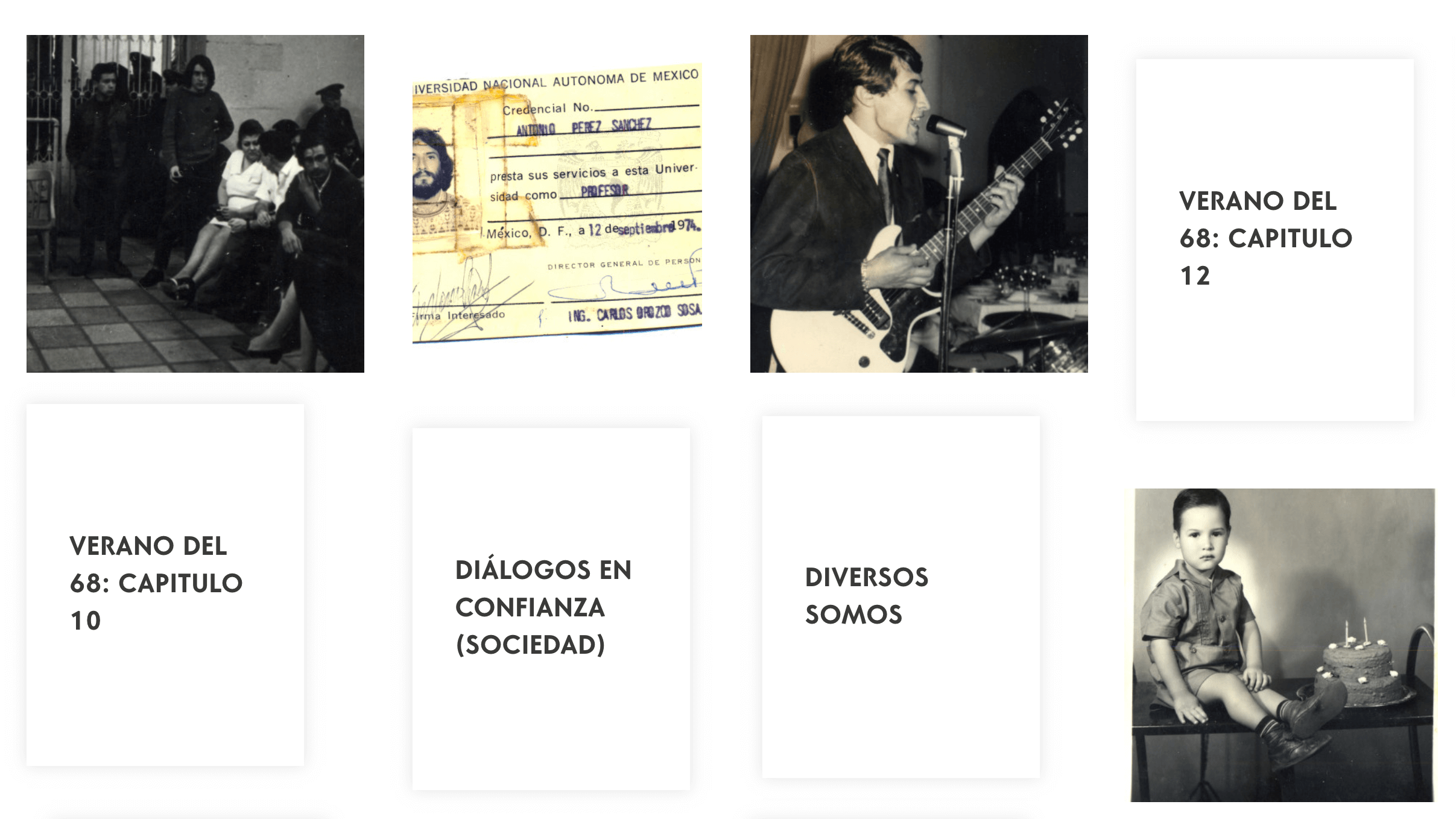 El repositorio digital contiene más de 30 mil 600 registros sobre movimientos sociales (Captura de pantalla).