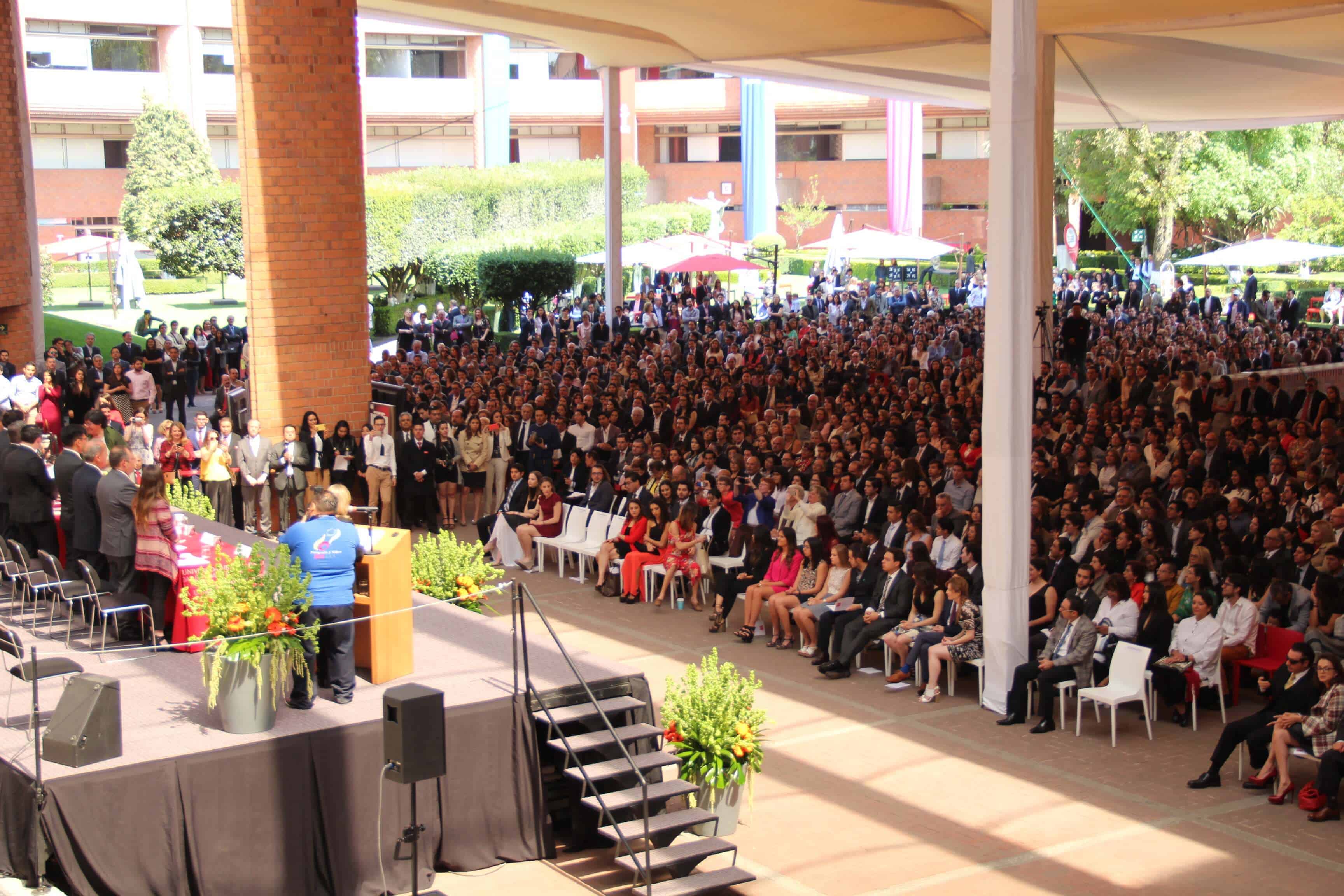 Un total de mil 032 egresados estuvieron reunidos en la ceremonia (Valentina González/IBERO).