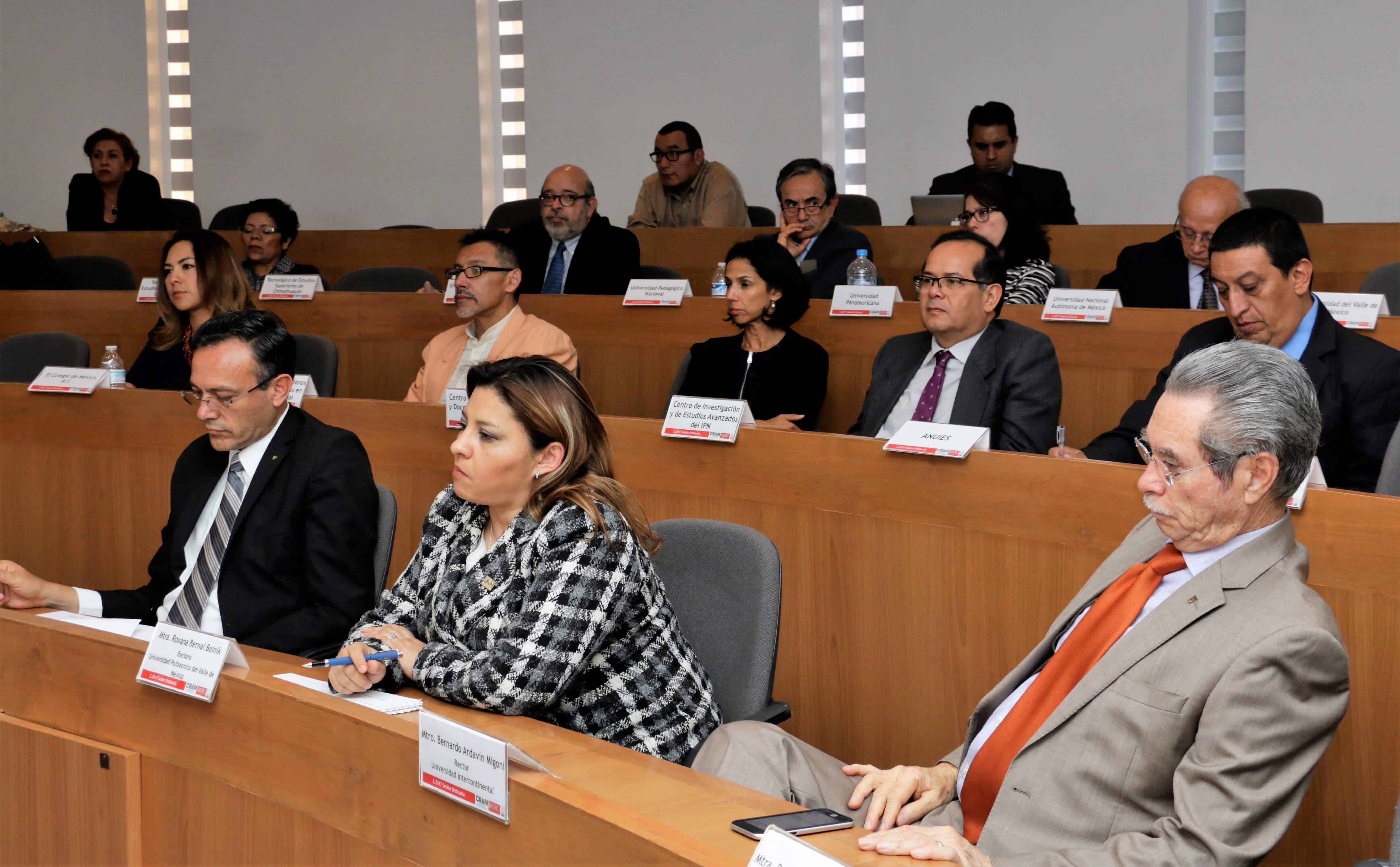 Titulares Rectores y Directores y representantes de las IES del CRAM se dieron cita en la 2.2017 Sesión Ordinaria del Consejo.