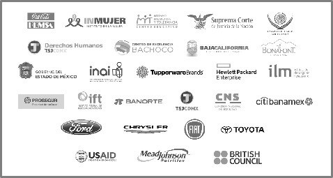 Algunos de los principales aliados de negocio de la Dirección de Educación Continua con presencia en México, Estados Unidos y América Latina.