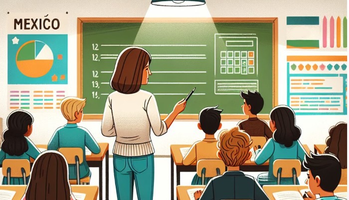 Es muy importante evaluar la educación y la política educativa con un enfoque de derechos, necesaria para contar con los elementos que permitan avanzar hacia un país más justo y equitativo. (Ilustración generada con Microsoft Copilot).