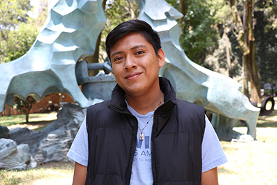 Luis Enrique Rangel Cuellar, estudiante de la Licenciatura en Educación Intercultural