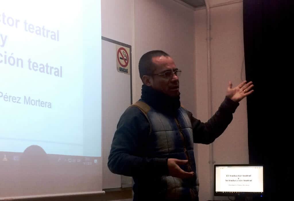 Ing. Humberto Pérez, traductor de teatro.