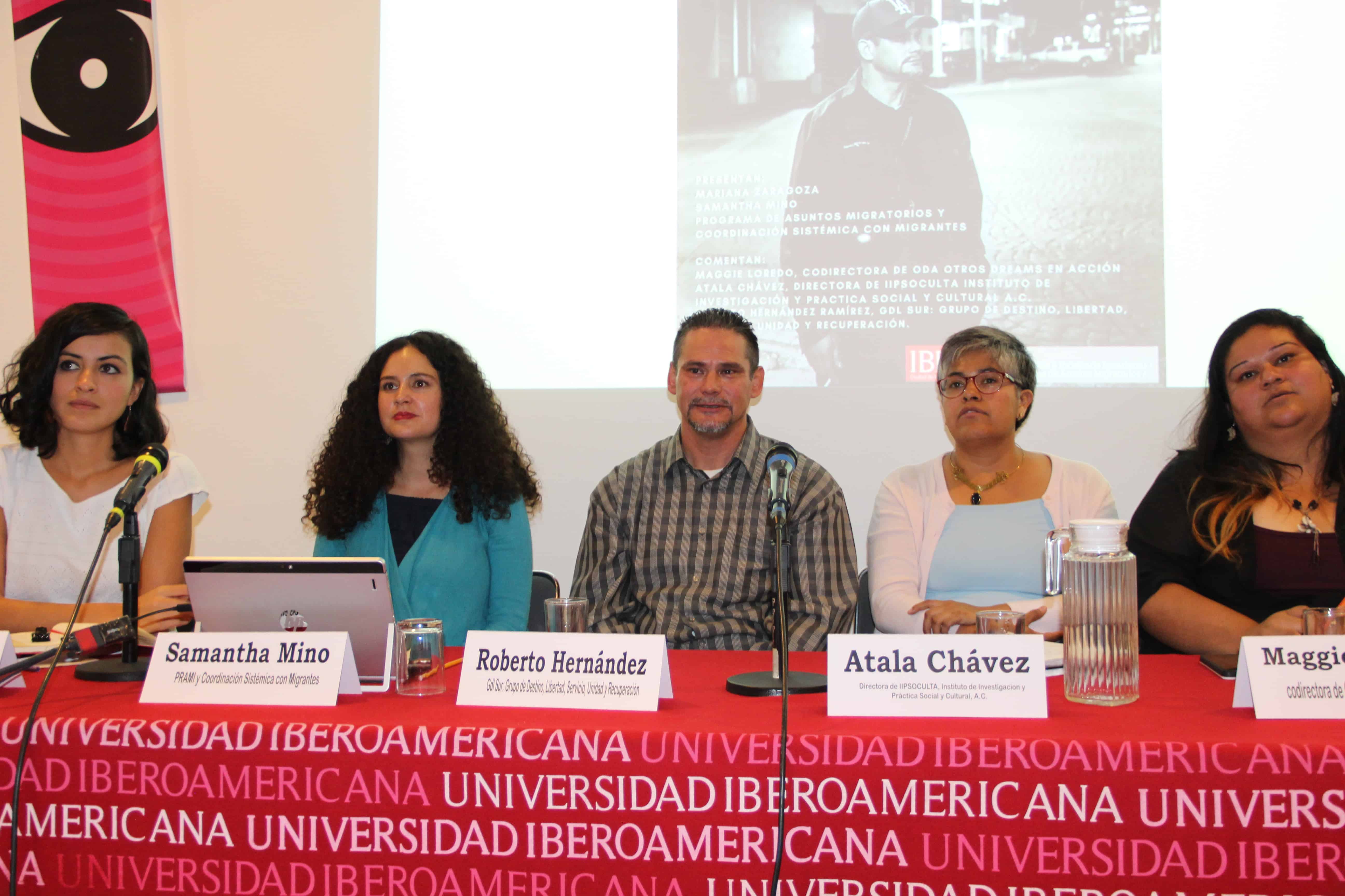La presentación del libro estuvo a cargo del PRAMI de la IBERO CDMX (Valentina González/IBERO).