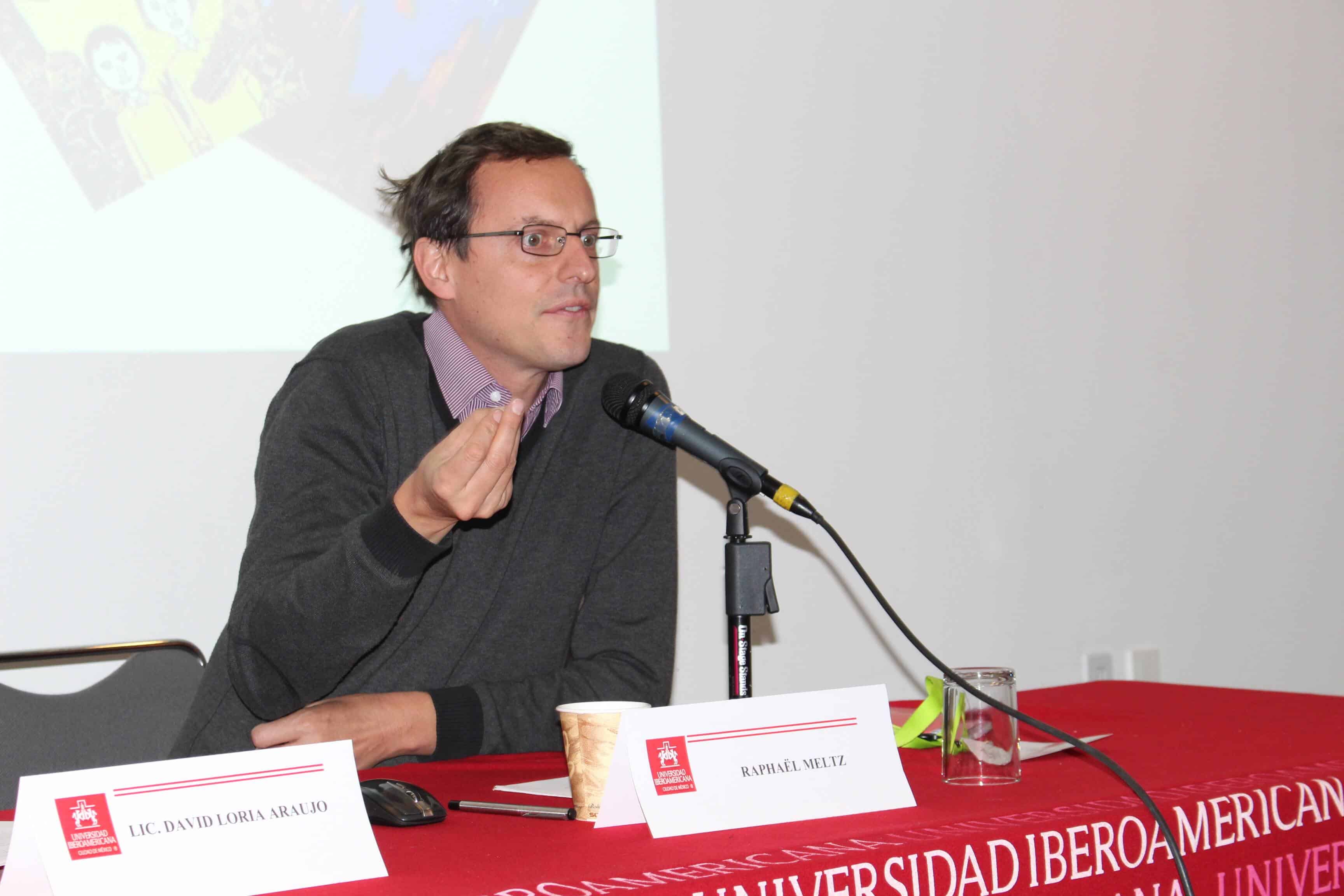 Raphael Mëltz, agregado cultural de la Embajada de Francia en México. Foto/ Jorge Tovalín