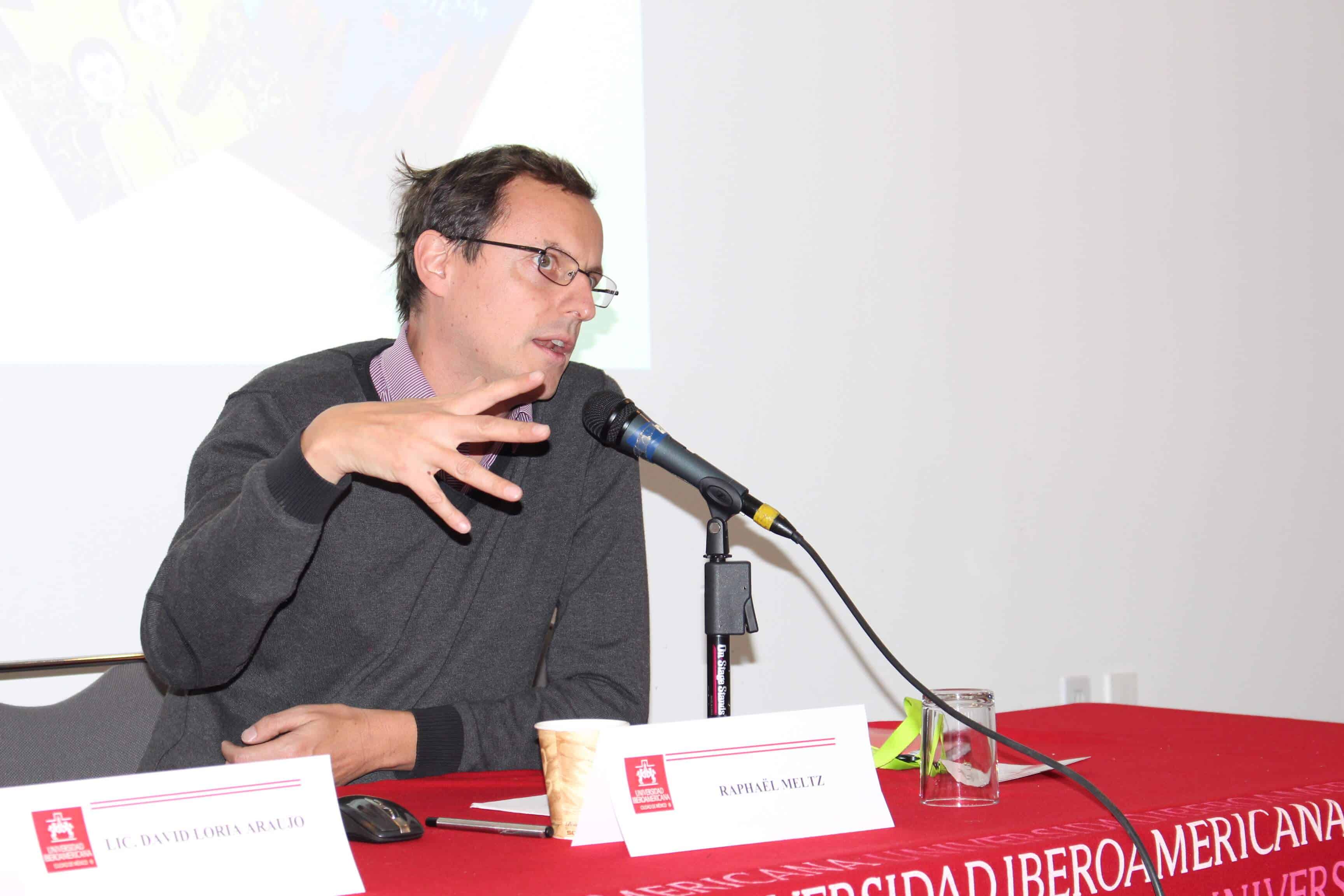 Raphael Mëltz, agregado cultural de la Embajada de Francia en México. Foto/ Jorge Tovalín