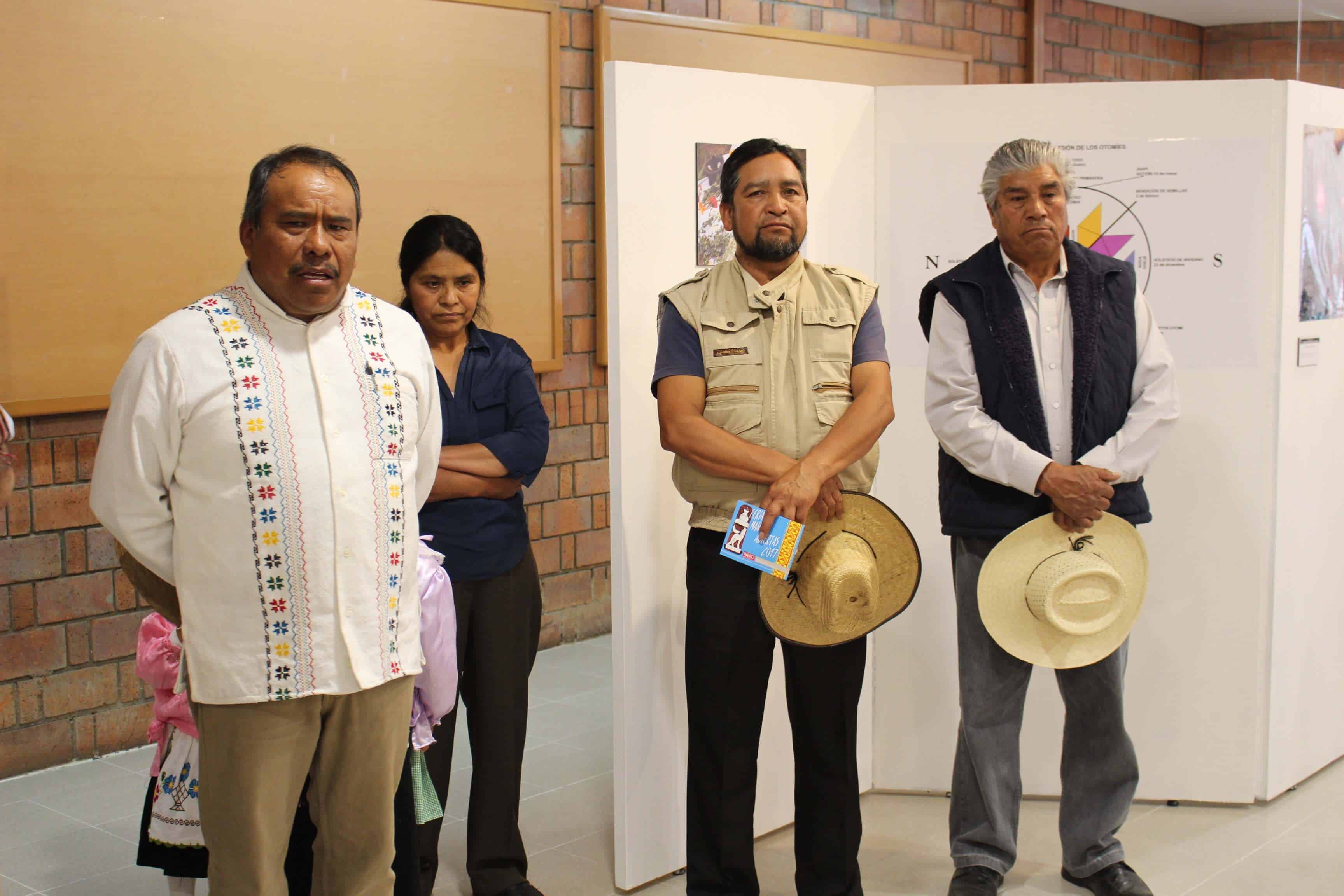 Juan Izquierdo, jefe supremo de la comunidad otomí de Toluca. Foto/ Jorge Tovalín