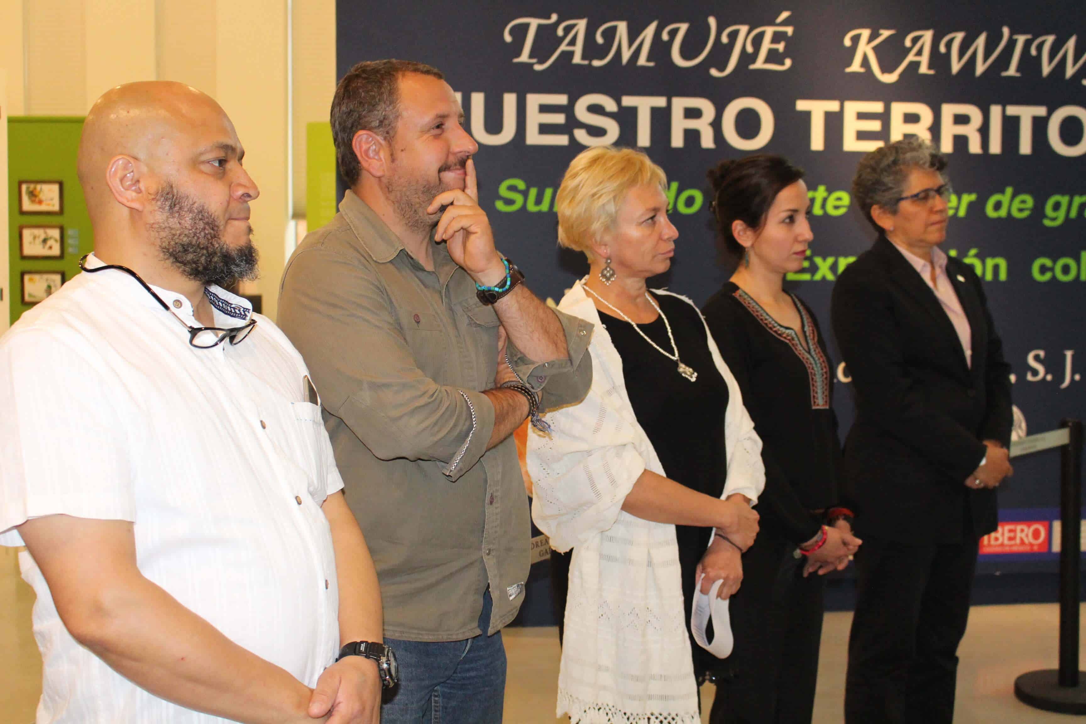 Martín Torres, Víctor Ojeda, Eugenia Legorreta y Araceli Téllez. Foto/ Jorge Tovalín