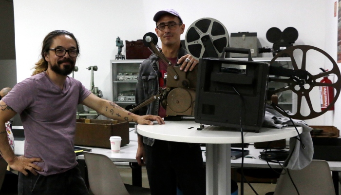 De izquierda a derecha, Kiyoshi Osawa Bueno y Pablo Martínez Zárate