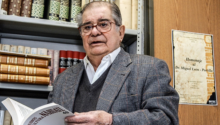 Miguel León-Portilla. Foto: Academia Mexicana de la Lengua