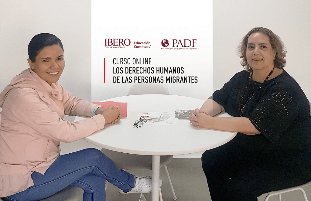 Las maestras Zoraima Barajas y Olga Hernández.