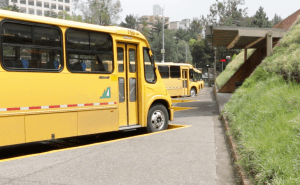 Iberobús es una red de autobuses que conecta al campus de Santa Fe (Alberto Hernández/IBERO).