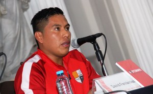 Aquilino Florencio Mejía, egresado de Ayotzinapa y estudiante de la IBERO.