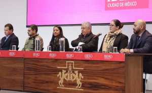 De izq a der: Raúl Riquelme, Dr. Martín Rivera, Dra. Diana Leyva, Dr- Jorge Welti, Claudia San Vicente, y Dr. Fidel Villalobos