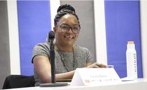 La jurista Fareda Banda propuso unir derecho y literatura como vía pedagógica y humanista. Fotos: Mariana Domínguez Batis.