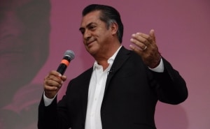 El candidato independiente, Jaime Rodríguez Calderón sostuvo un diálogo con estudiantes (Alberto Hernández/ IBERO).