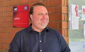 El Dr. Marcelo Pellegrini viajó a México en marzo e impartió un taller de traducción en la Universidad Iberoamericana. Fotos: Laura Herrera.