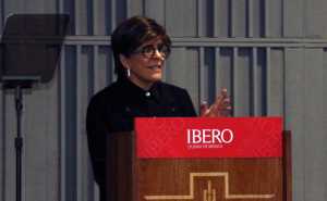 La Dra. Ana Laura Magaloni Kerpel, Coordinadora del Observatorio IBERO sobre el Sistema de Justicia.