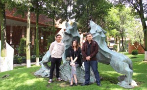 Carlos Martínez, Tania Torales y Armando Cruz son egresados del programa 'Si quieres... ¡Puedes!' (Valentina González/IBERO).