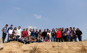 Habitantes e integrantes del CUI posan para la foto (Cortesía).