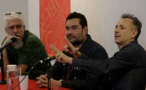 De izquierda a derecha: Jorge Alderete, Alejandro Magallanes y Alan Ibarra.